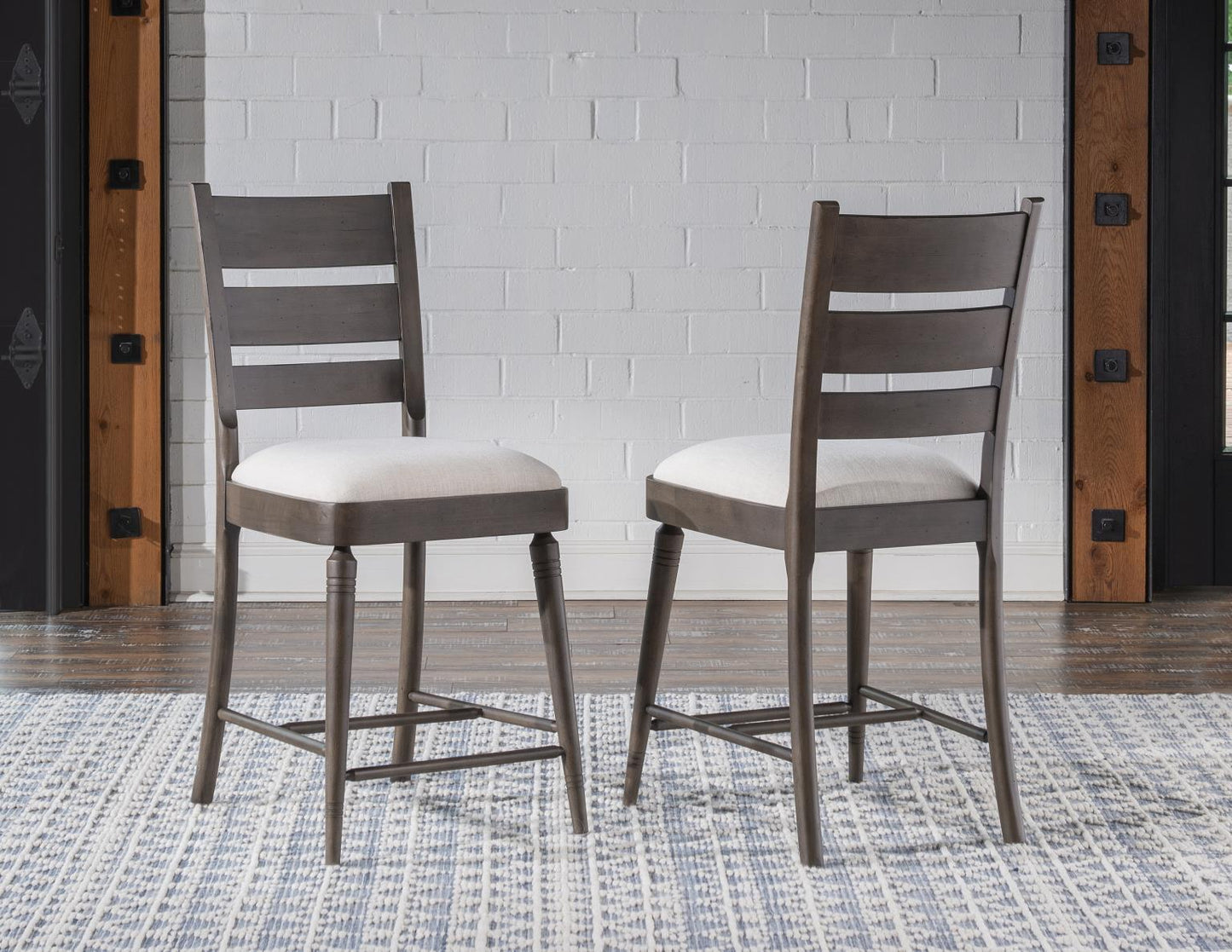 Lake House - Ladder Back Counter Height Stool (Set of 2)