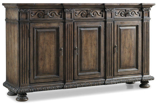 Rhapsody - 72" Credenza - Dark Brown