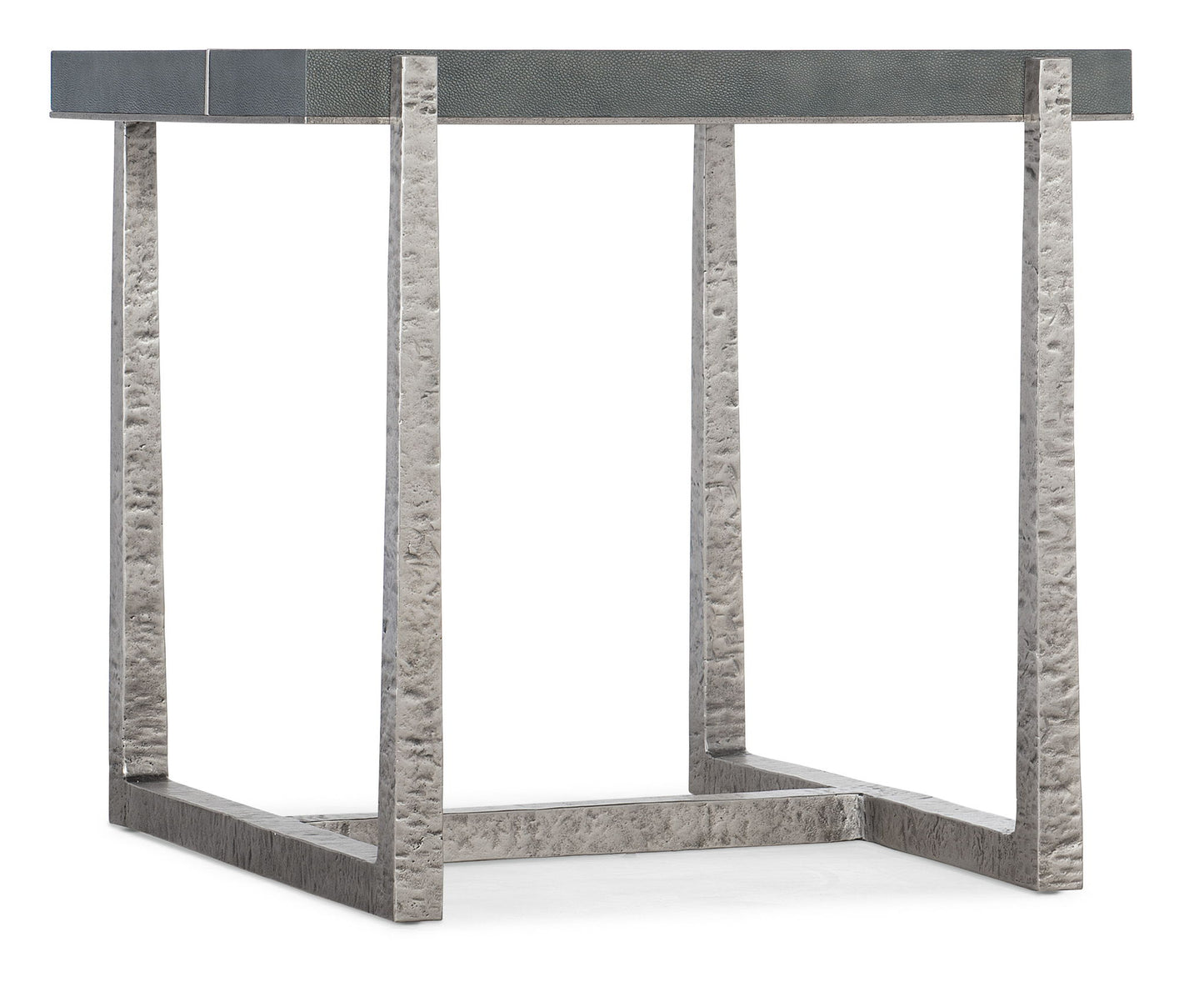 Chapman - Mixed Media End Table - Pearl Silver