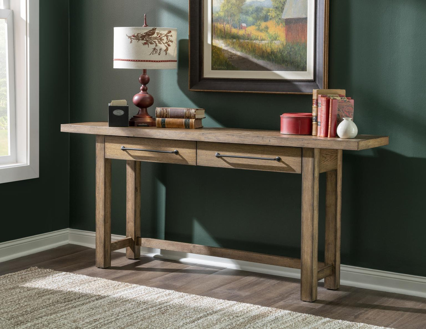Vintage Market - Console Table - Barnwood Oak