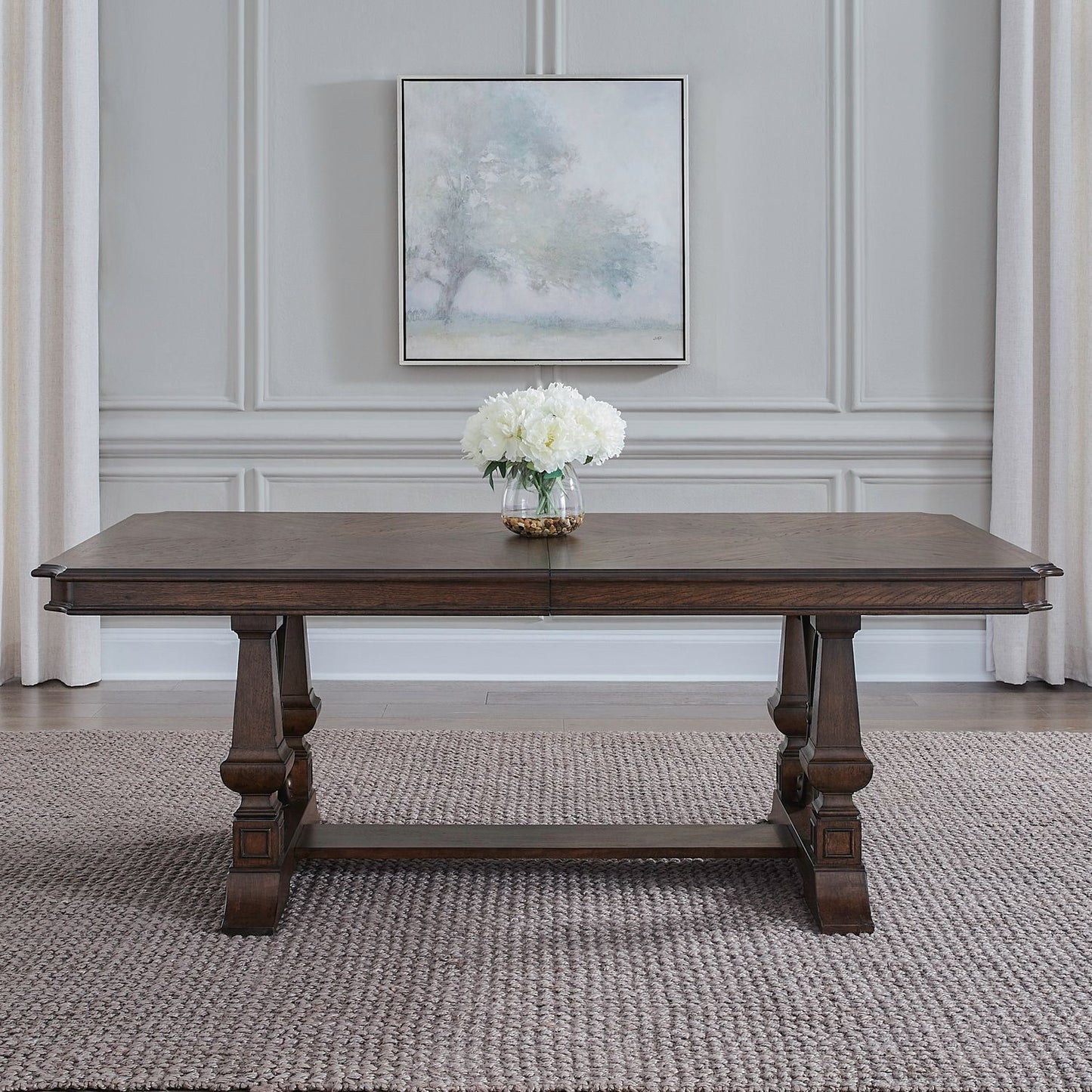 Provence Park - Trestle Table - Chateau Brown