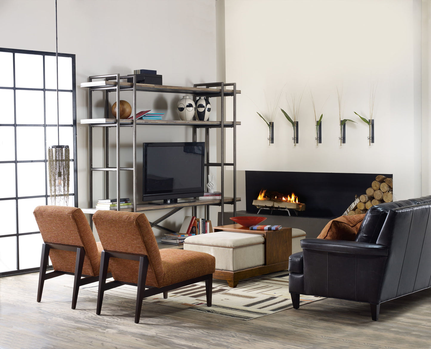 Studio 7H - Scaffold Entertainment Console - Light Brown