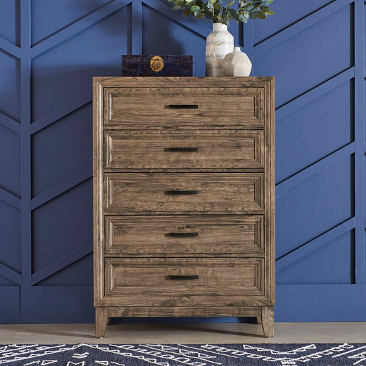 Ridgecrest - 5 Drawer Chest - Cobblestone
