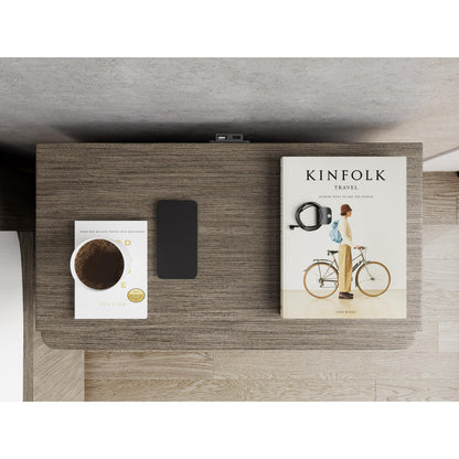 Sariel - 3 Drawer Nightstand - Dark Brown