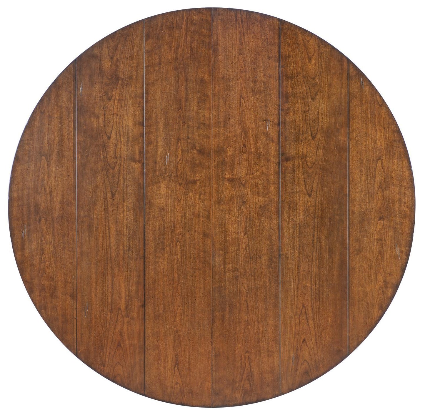 Fenmore - Complete Round Dining Table - Mocha And Distressed Cherry