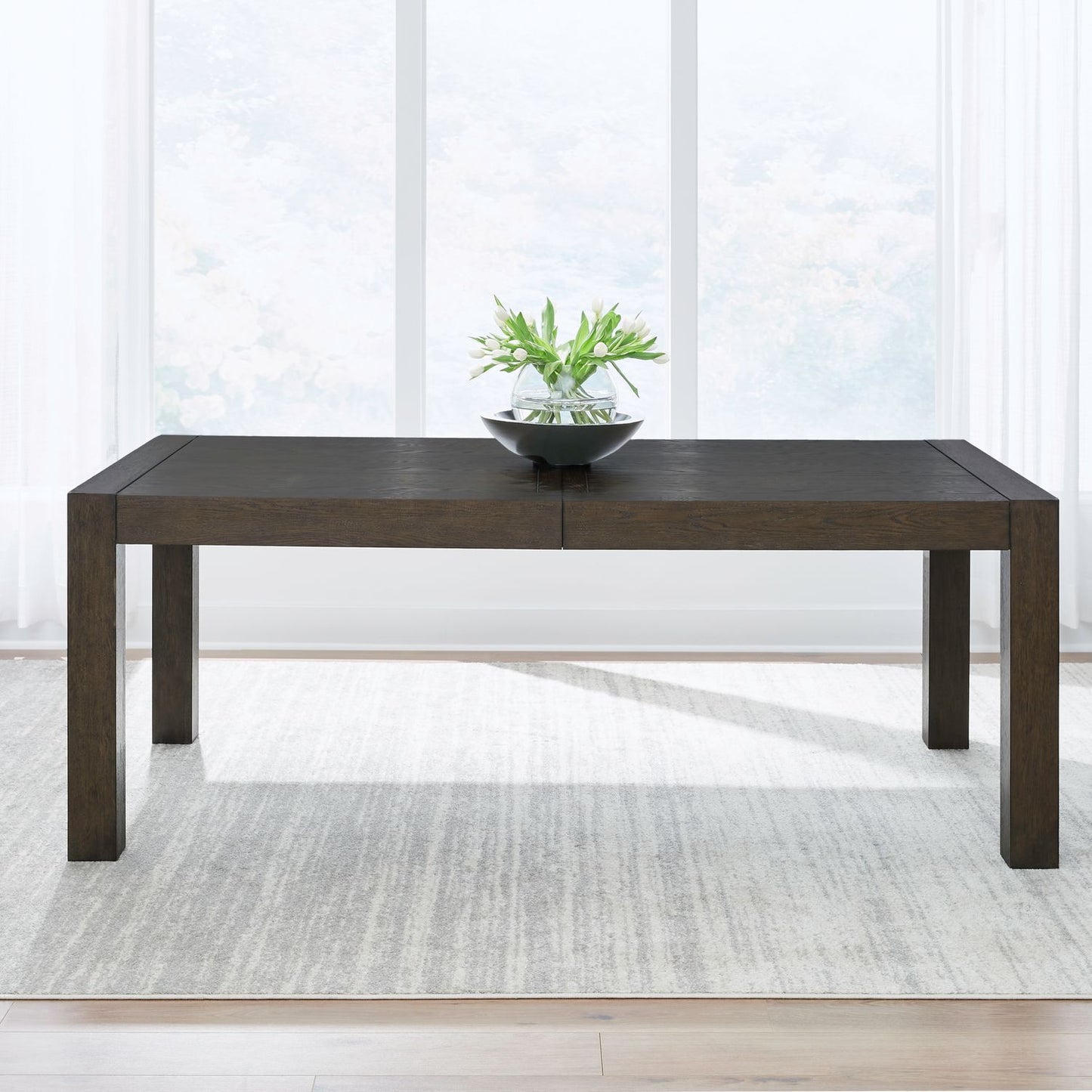 Cascade Falls - Rectangular Leg Table - Satin Espresso