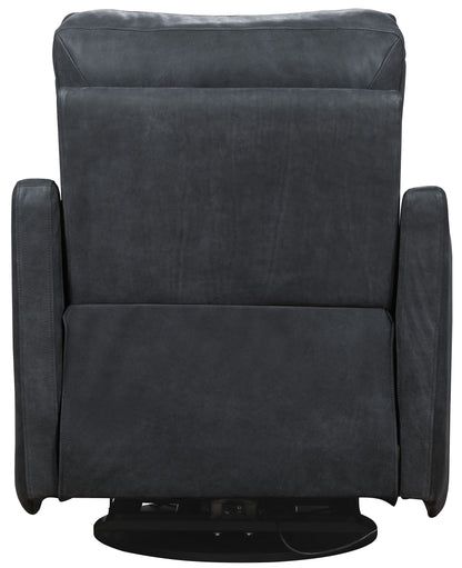 RC - Lewis Power Swivel Recliner - Black