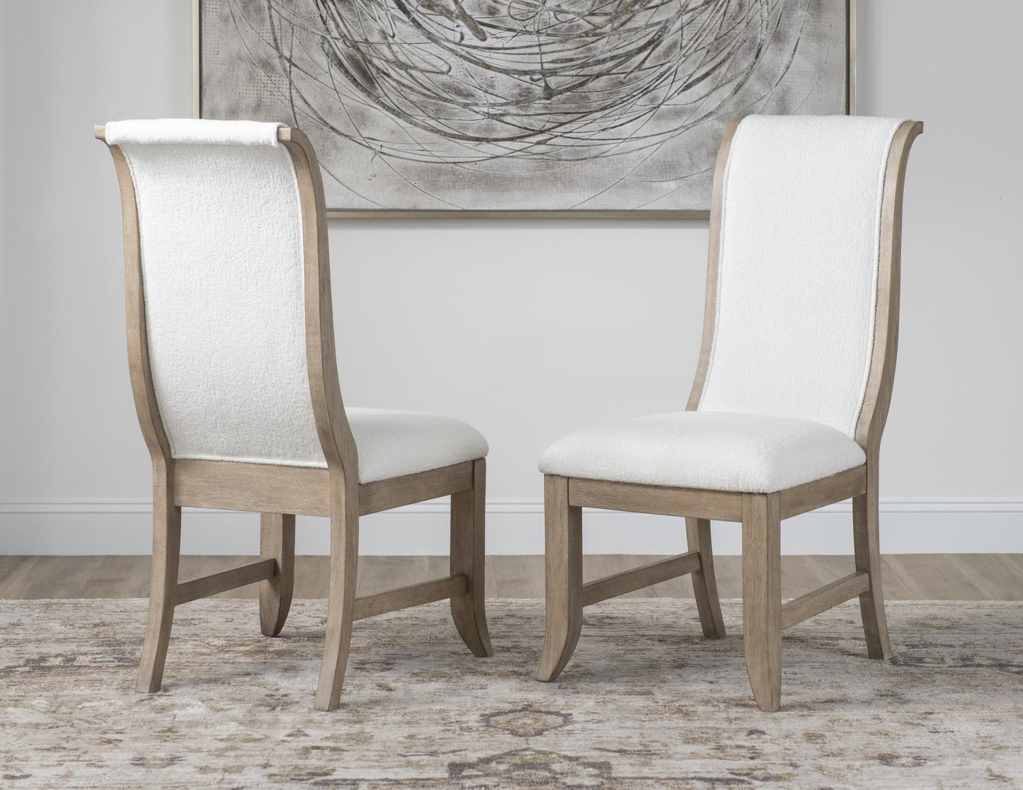 Flow - Upholstered Side Chair (Set of 2) - Sandstone