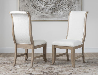Flow - Upholstered Side Chair (Set of 2) - Sandstone