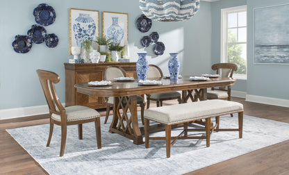 Echelon - Trestle Dining Table - Heritage Walnut