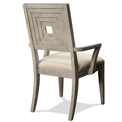 Cascade - Upholstered Wood Back Arm Chair (Set of 2)