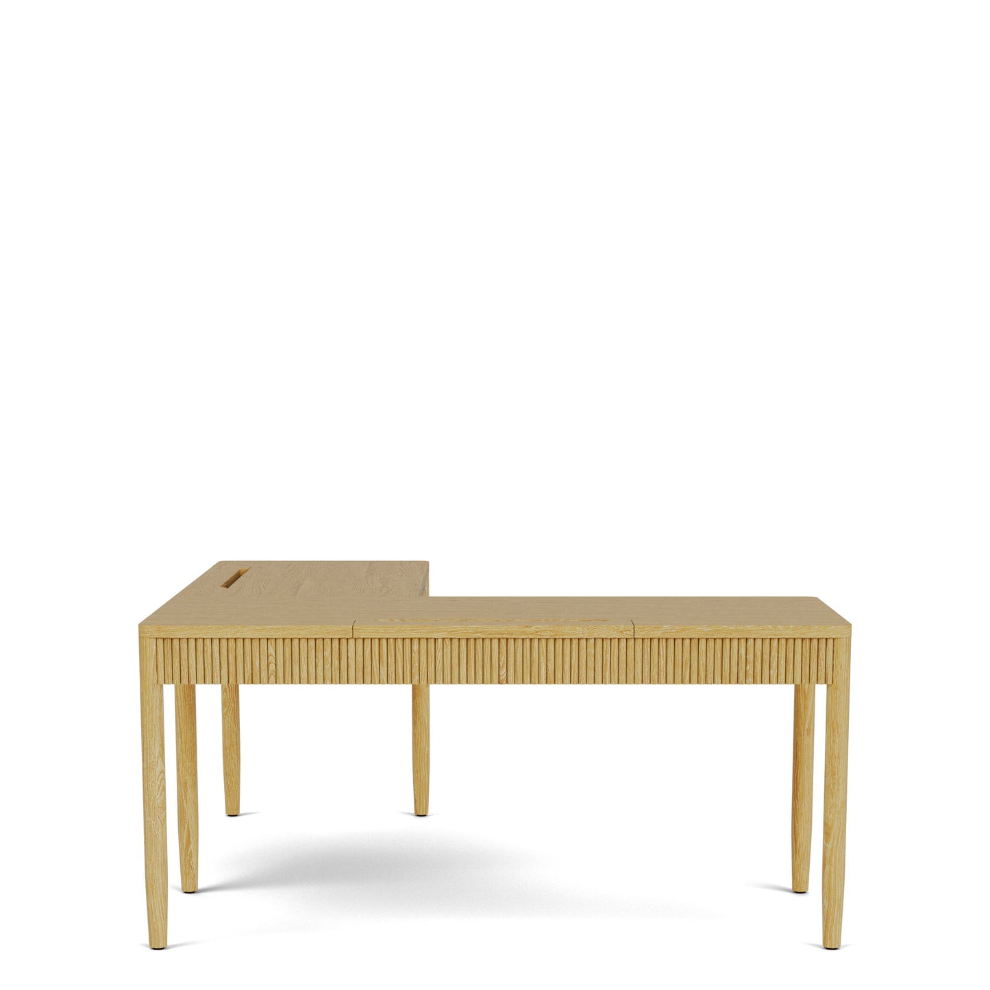 Deerfield - L Desk - Natural Oak