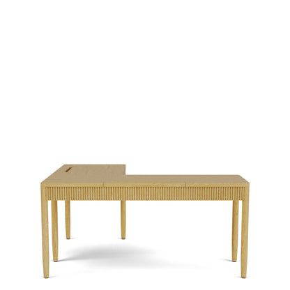 Deerfield - L Desk - Natural Oak