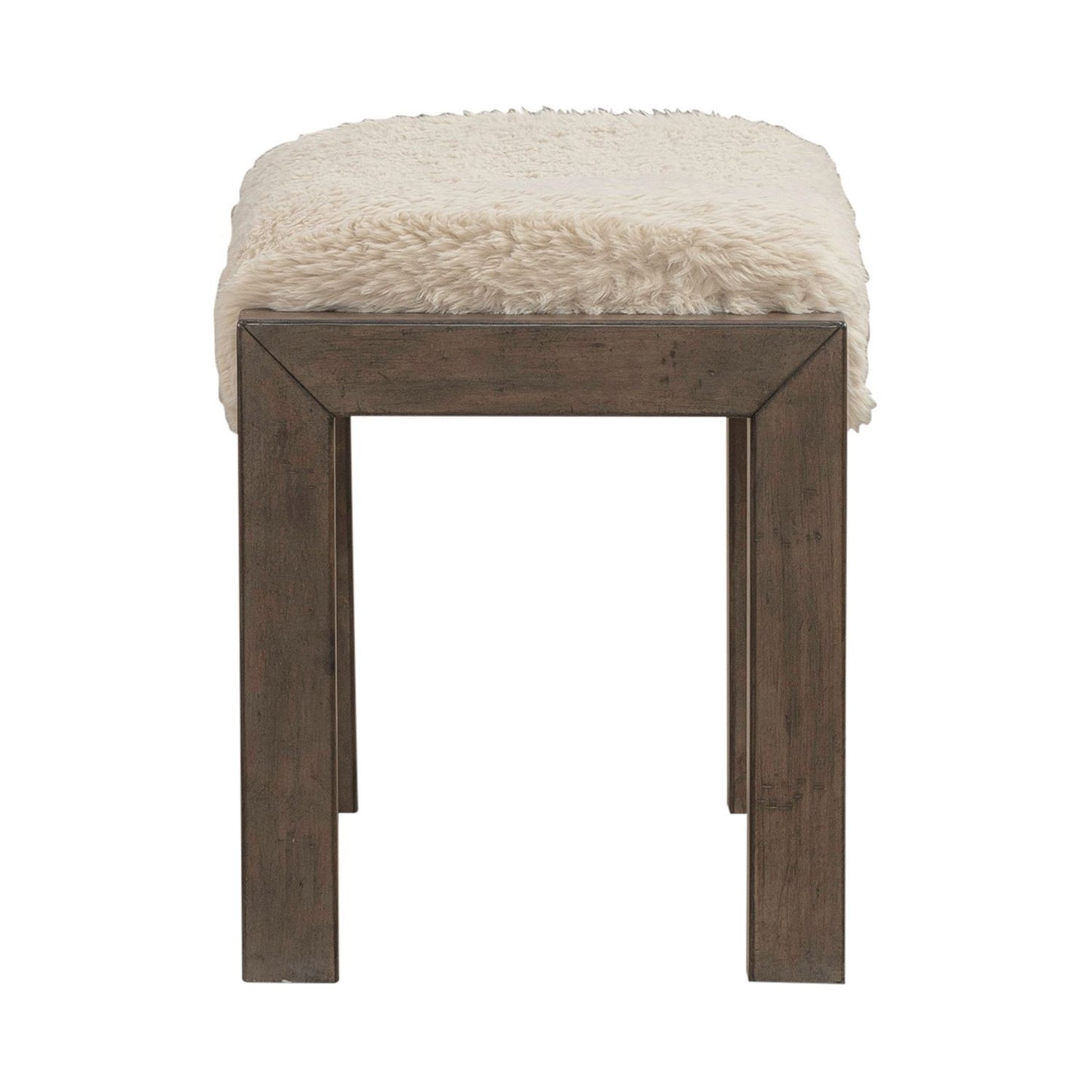 Broadmore - Upholstered Console Stool - Cobblestone Brown