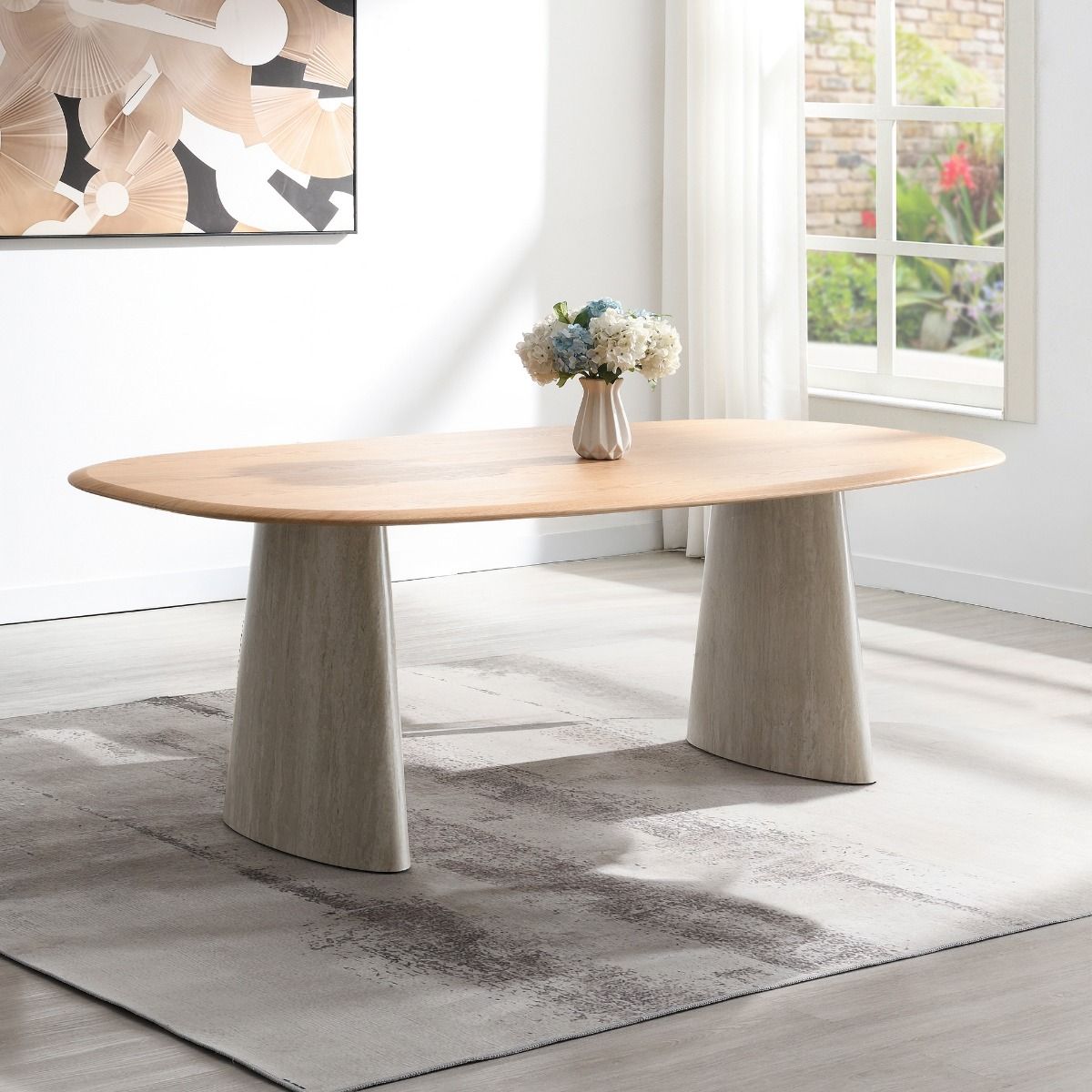 Ogin - Dining Table - Gray