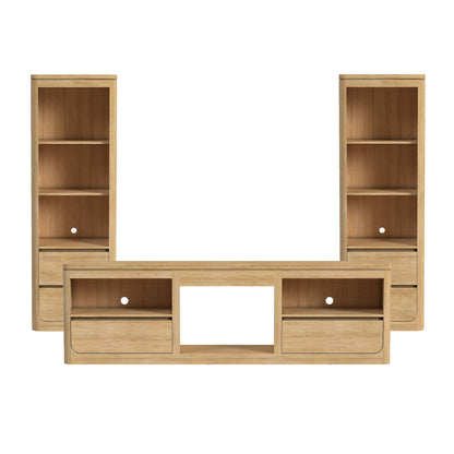 Rosalie - 3 Piece Entertainment Unit With 82" TV Console