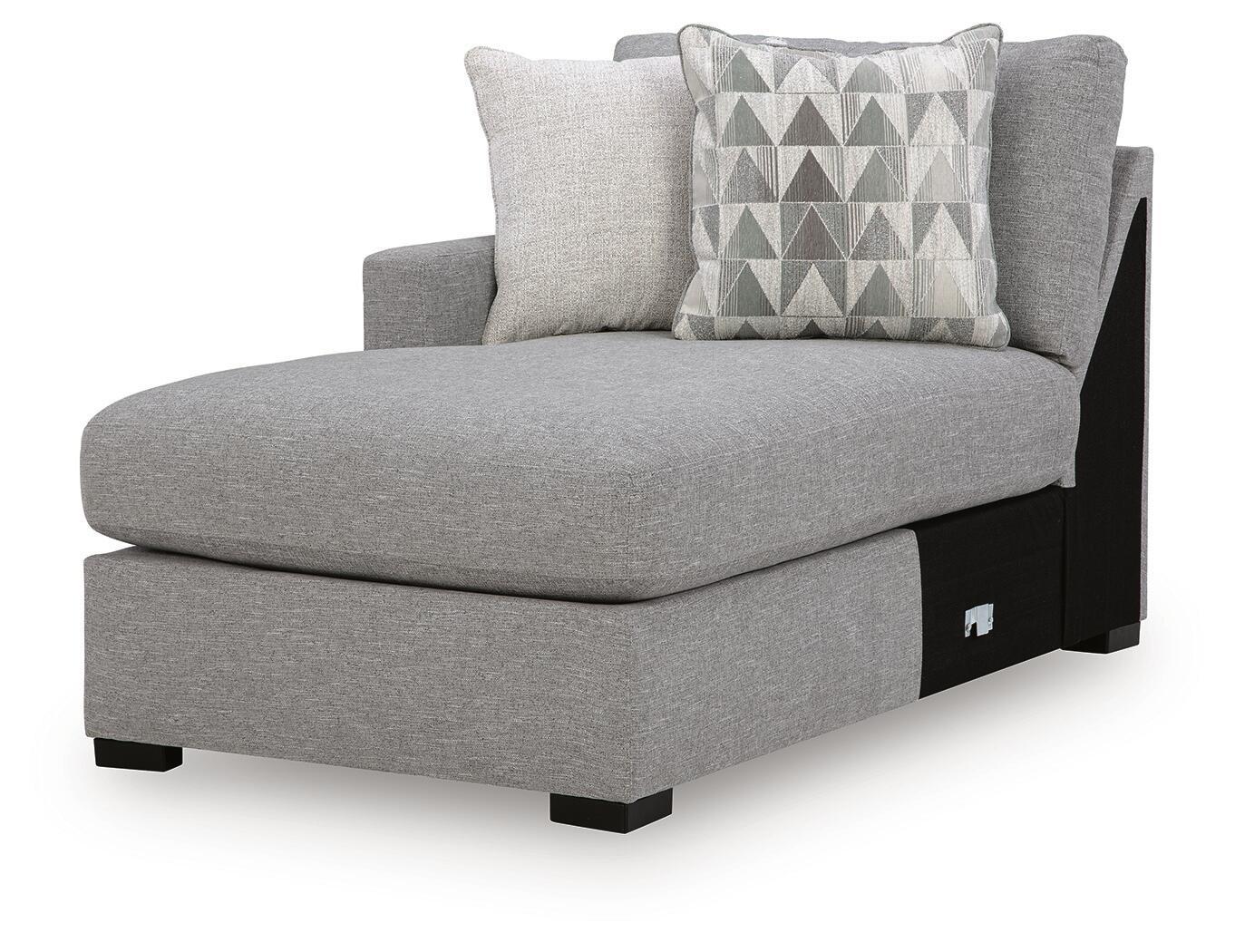 UrbanCrest - LAF Corner Chaise - Pewter