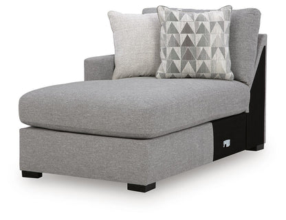 UrbanCrest - LAF Corner Chaise - Pewter