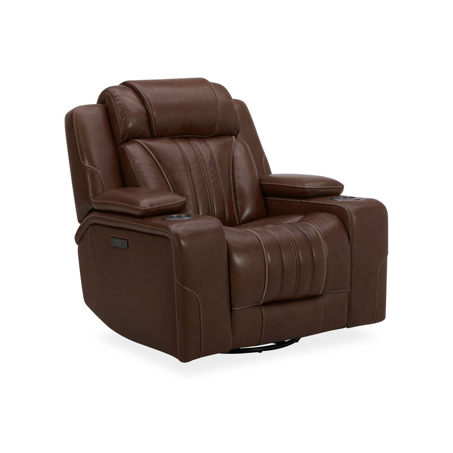 Caswell - Swivel Glider Recliner P2 - Nature Chestnut