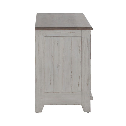 River Place - Curio Base - Riverstone White & Tobacco