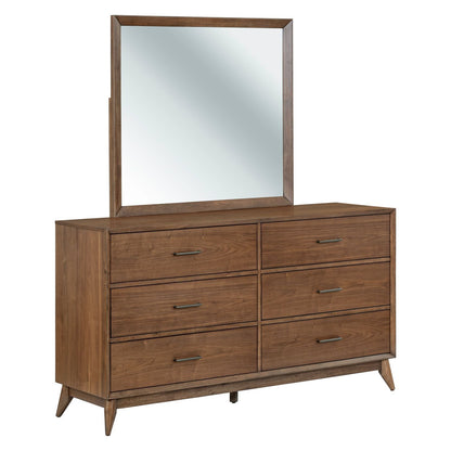 Century Modern - Dresser & Mirror - Walnut