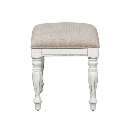 Magnolia Manor - Accent Bench - Antique White