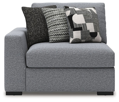 Bealton - LAF Corner Chair - Salt And Pepper