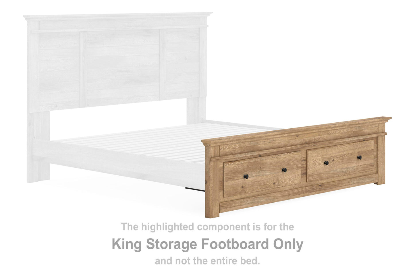 Makidern - King Storage Footboard - Tan