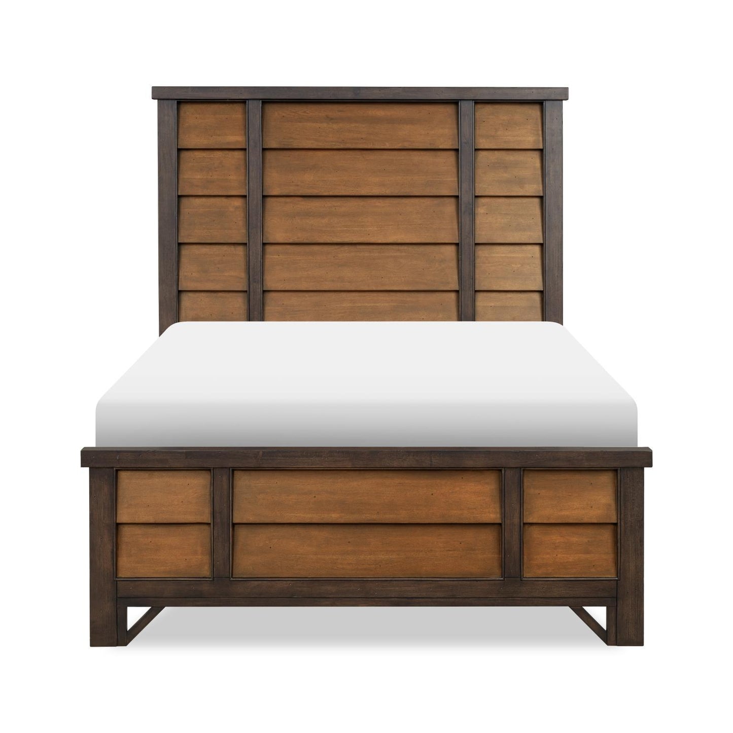 Lake House - Complete Horizontal Slat Panel Bed