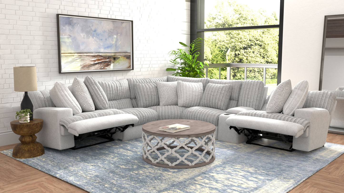 Abraxas - 6 Piece Reclining Sectional