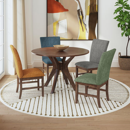 Santa Barbara - Round Dining Table - Walnut