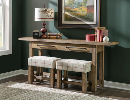 Vintage Market - Console Table - Barnwood Oak
