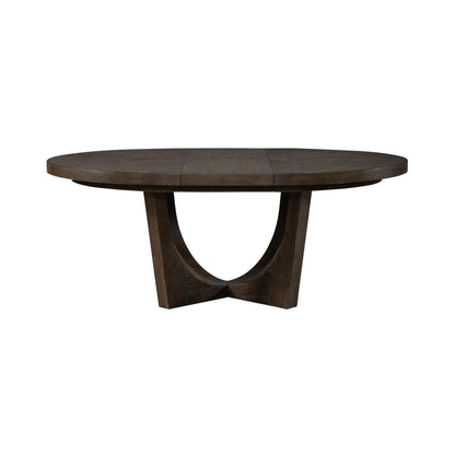 Cascade Falls - Pedestal Table - Satin Espresso
