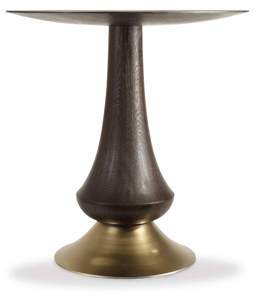 Curata - Pub Table - Light Brown / Black