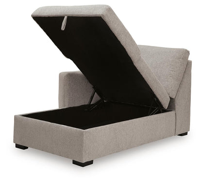 ModMax Luxe - LAF Corner Chaise With Storage - Flint