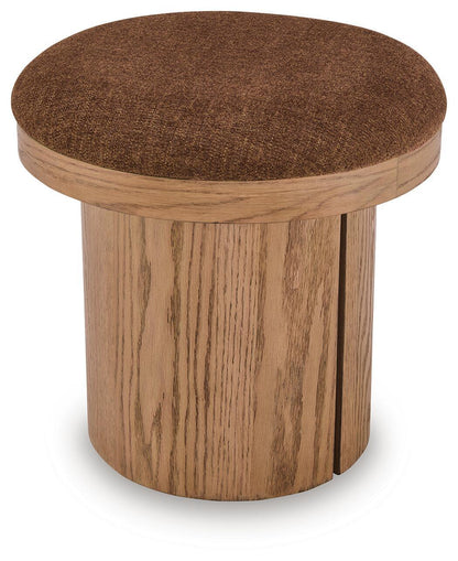 Lewisen - Accent Ottoman - Clay