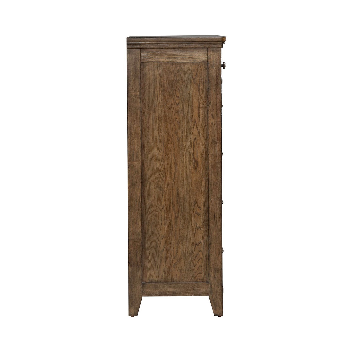 Carolina Park - 5 Drawer Chest - Amber Brown
