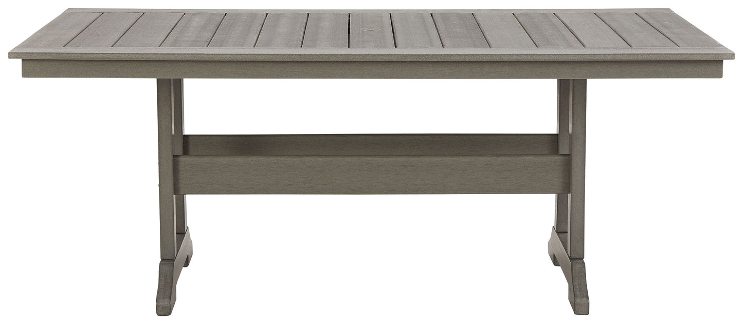 Visola - 7 Pc. - Dining Set with 6 Chairs - Gray