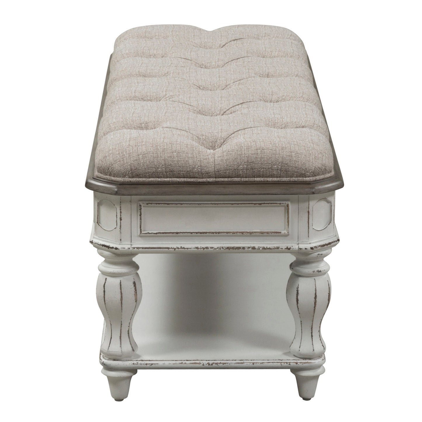 Magnolia Manor - Bed Bench - Antique White