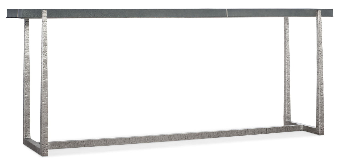 Chapman - Mixed Media Console Table - Pearl Silver