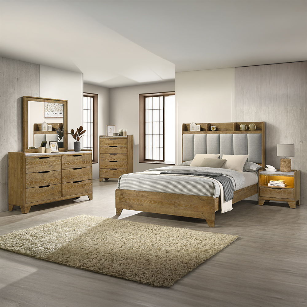 Garcia - Mirror - Light Brown