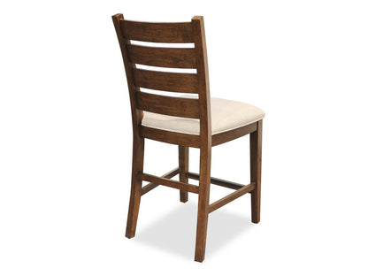 Hartford - Ladder Back Counter Height Chair (Set of 2) - Fawn