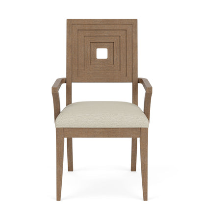 Cascade - Upholstered Wood Back Arm Chair (Set of 2)