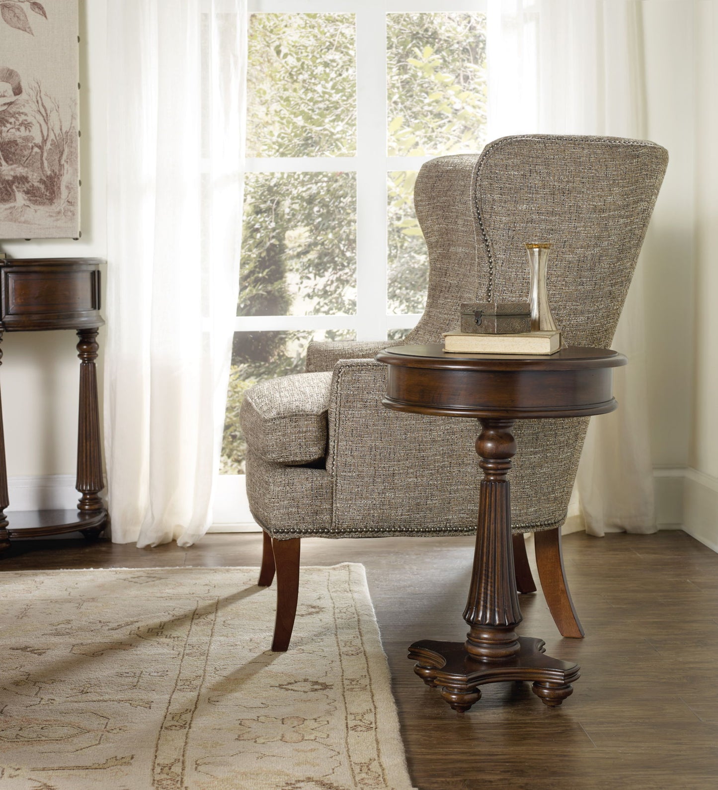 Leesburg - Martini Table - Dark Brown