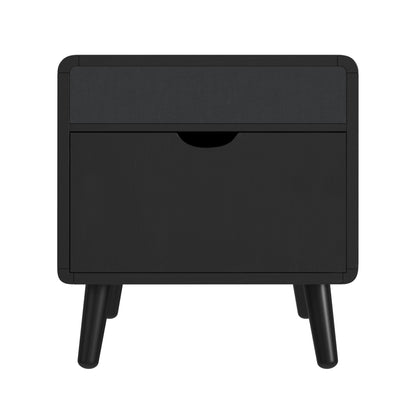Halo - Square Smart End Table - Black