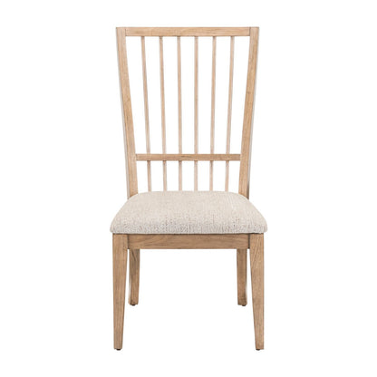 Haven Hills - Spindle Back Side Chair - Camel Beige