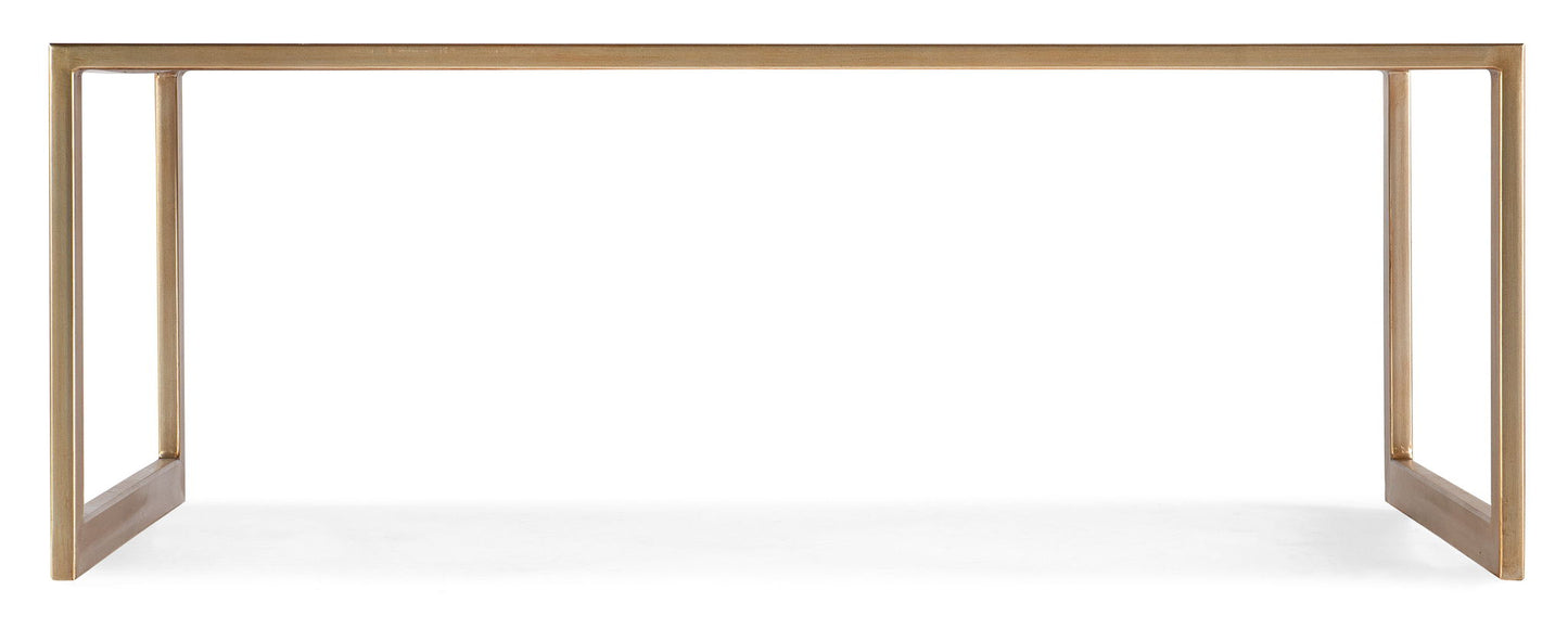 Melange - Koi Rectangle Cocktail Table - Gold