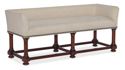 Charleston - Bed Bench - Dark Brown / Beige