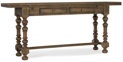 Hill Country - Bluewind Flip-Top Console Table - Dark Brown