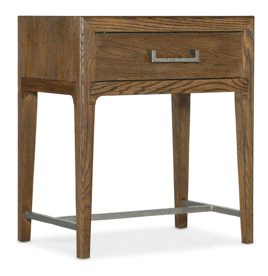 Chapman - Leg Nightstand - Medium Brown